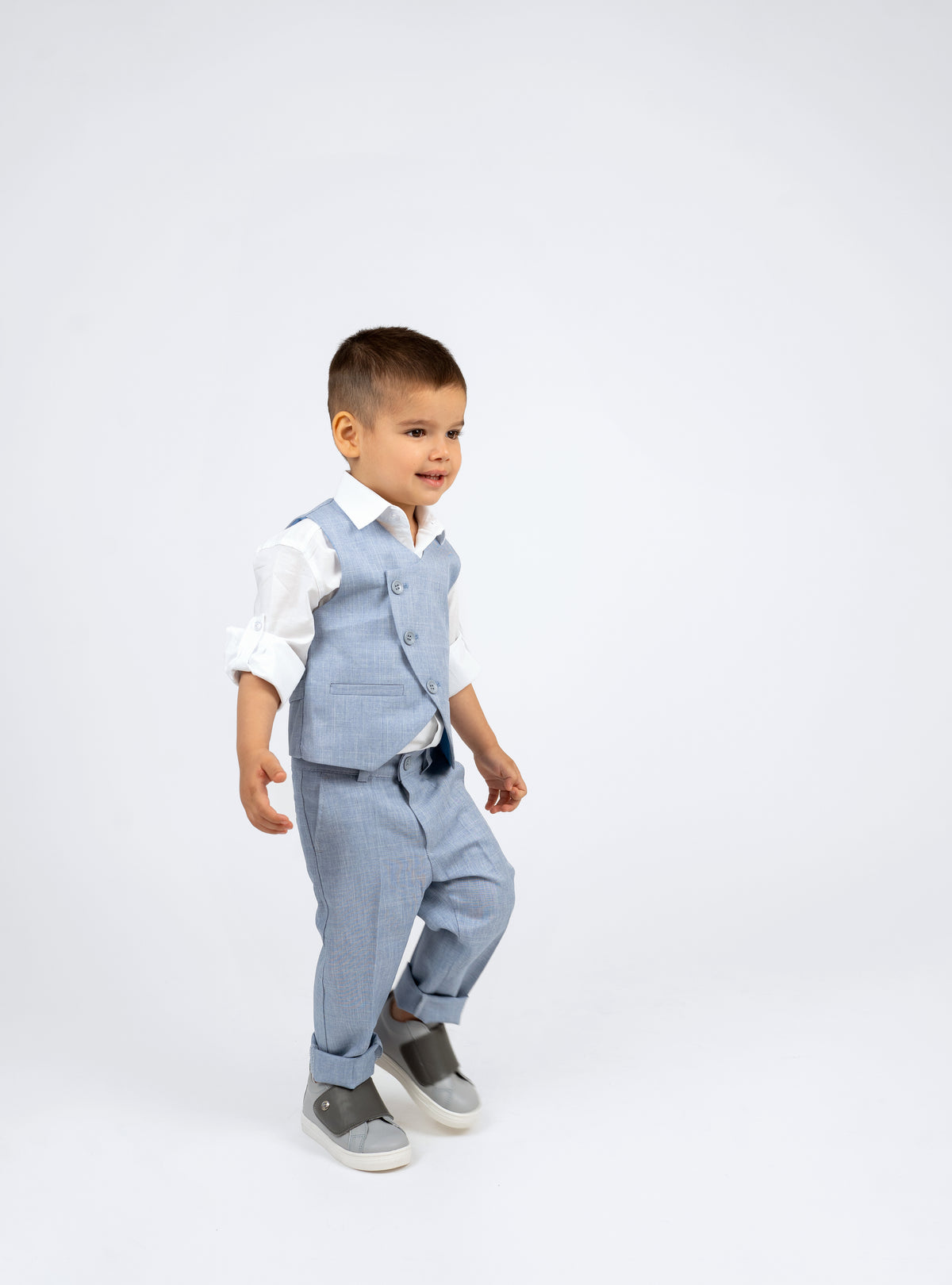 Boys' vest and trousers 3010 — detail
