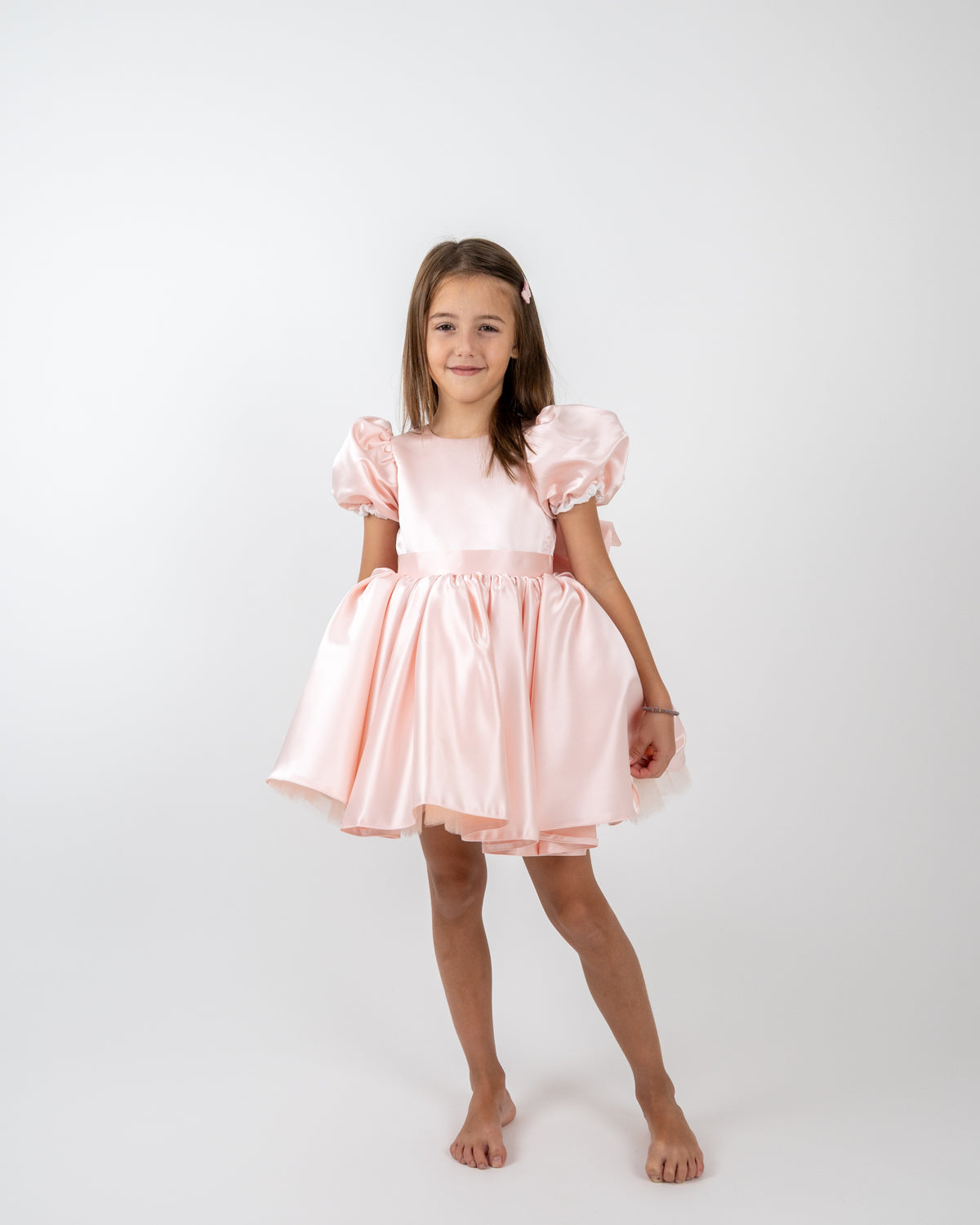 Exclusive Butterfly dress — pink detail