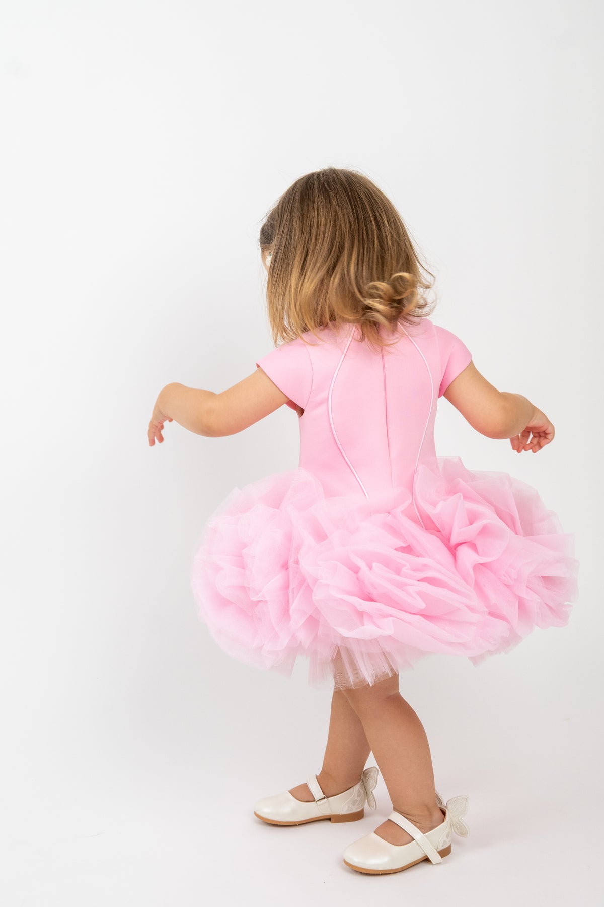 Twist Pink dress — detail
