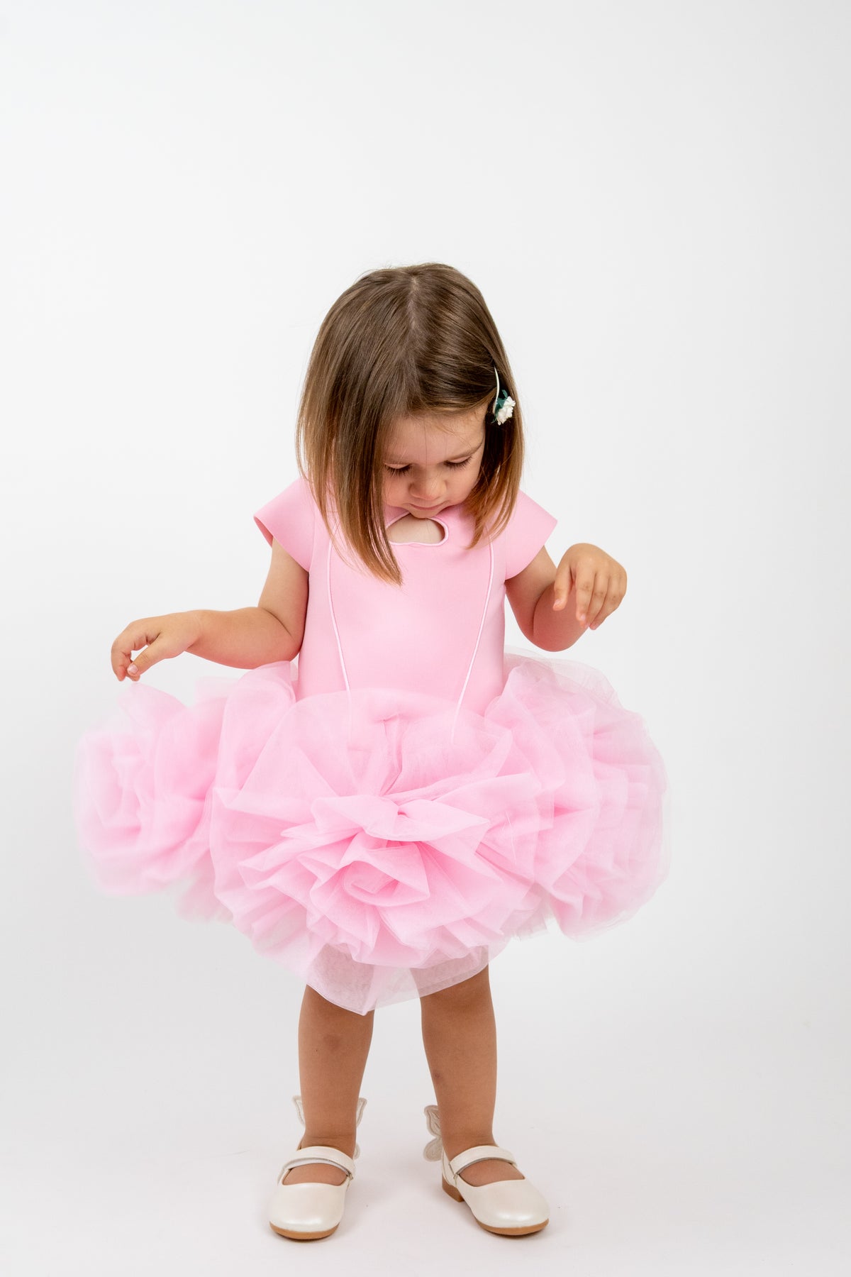 Twist Pink dress — detail