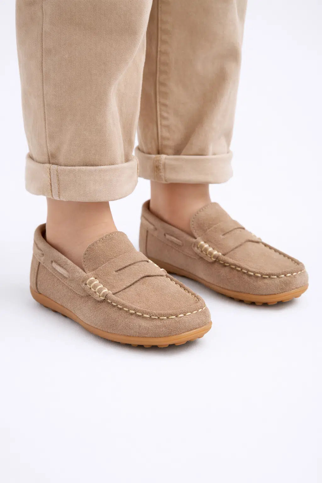 Moccasins — Boys' Genuine Leather Shoes