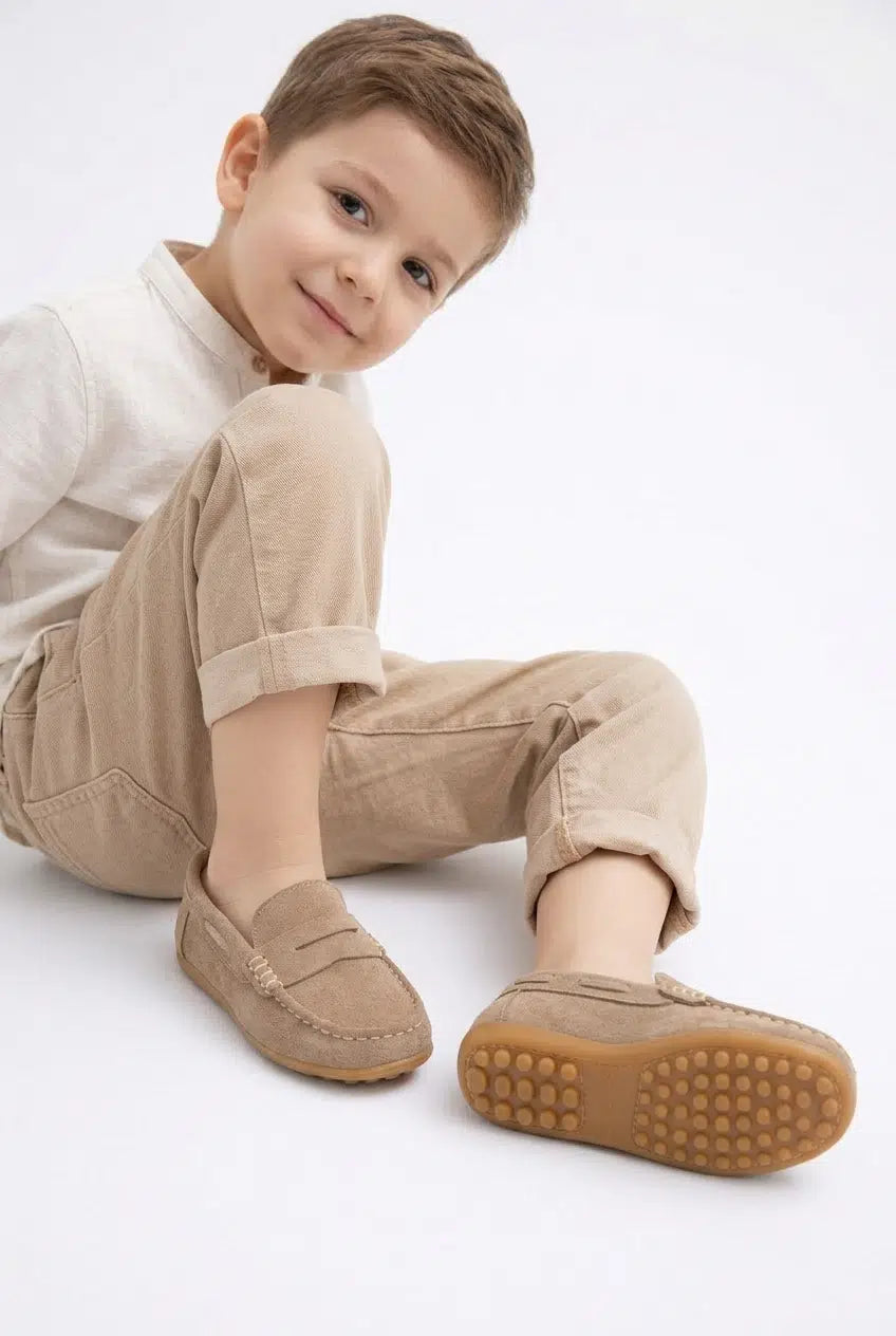 Moccasins — Boys' Genuine Leather Shoes