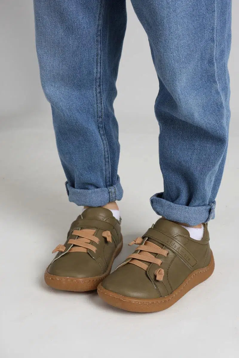 Barefoot — Girls' Genuine Leather First-Step Shoes
