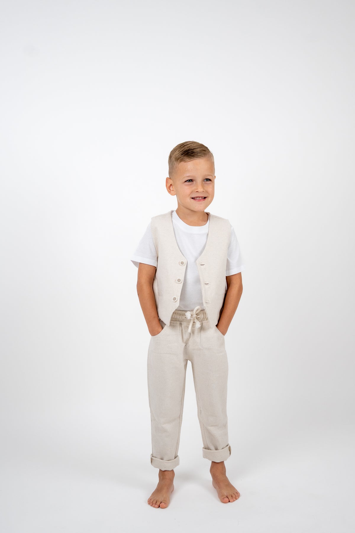 Boys' vest and trousers set 3017