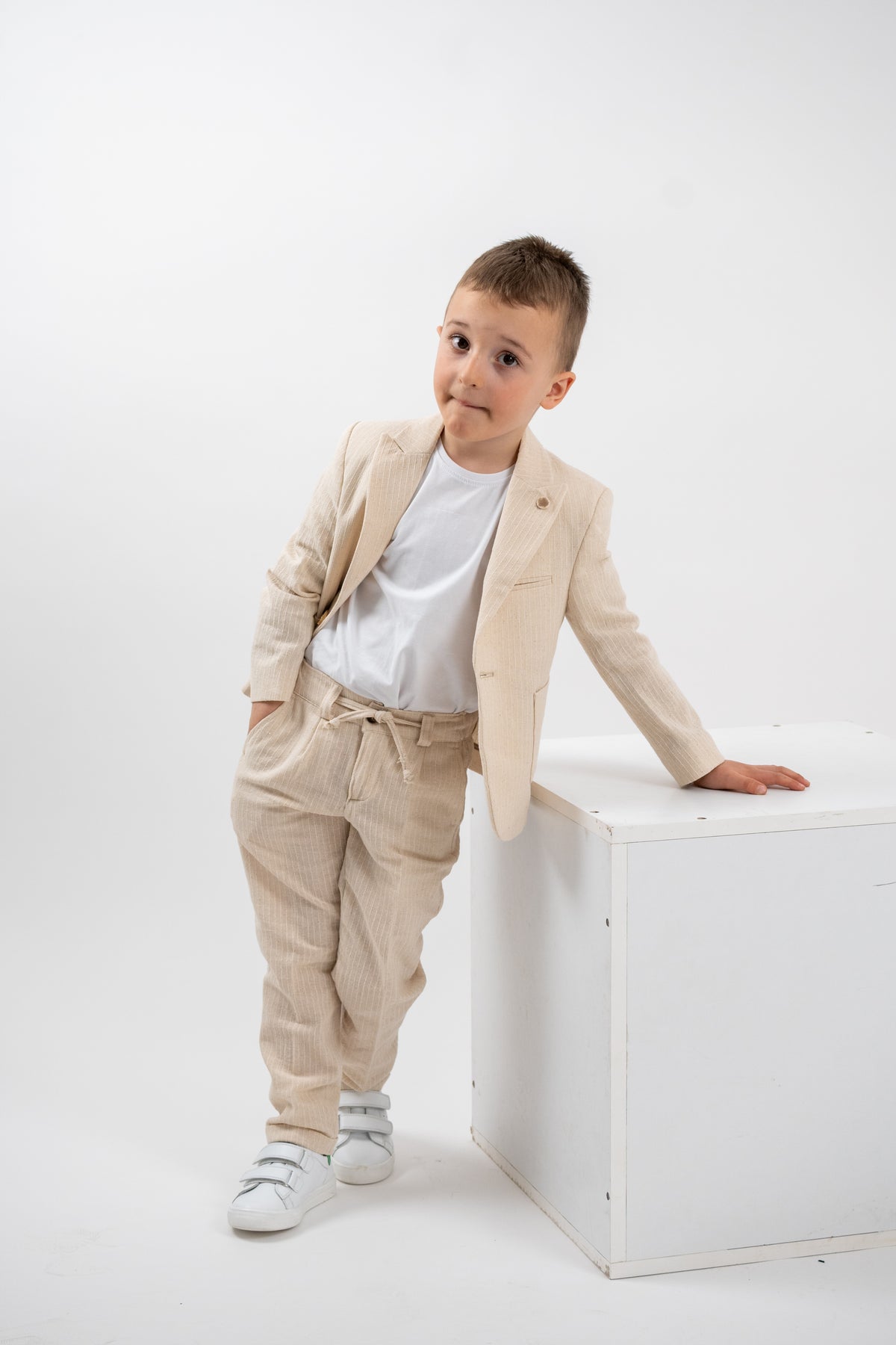 Boys' 3-piece suit with T-shirt 4022