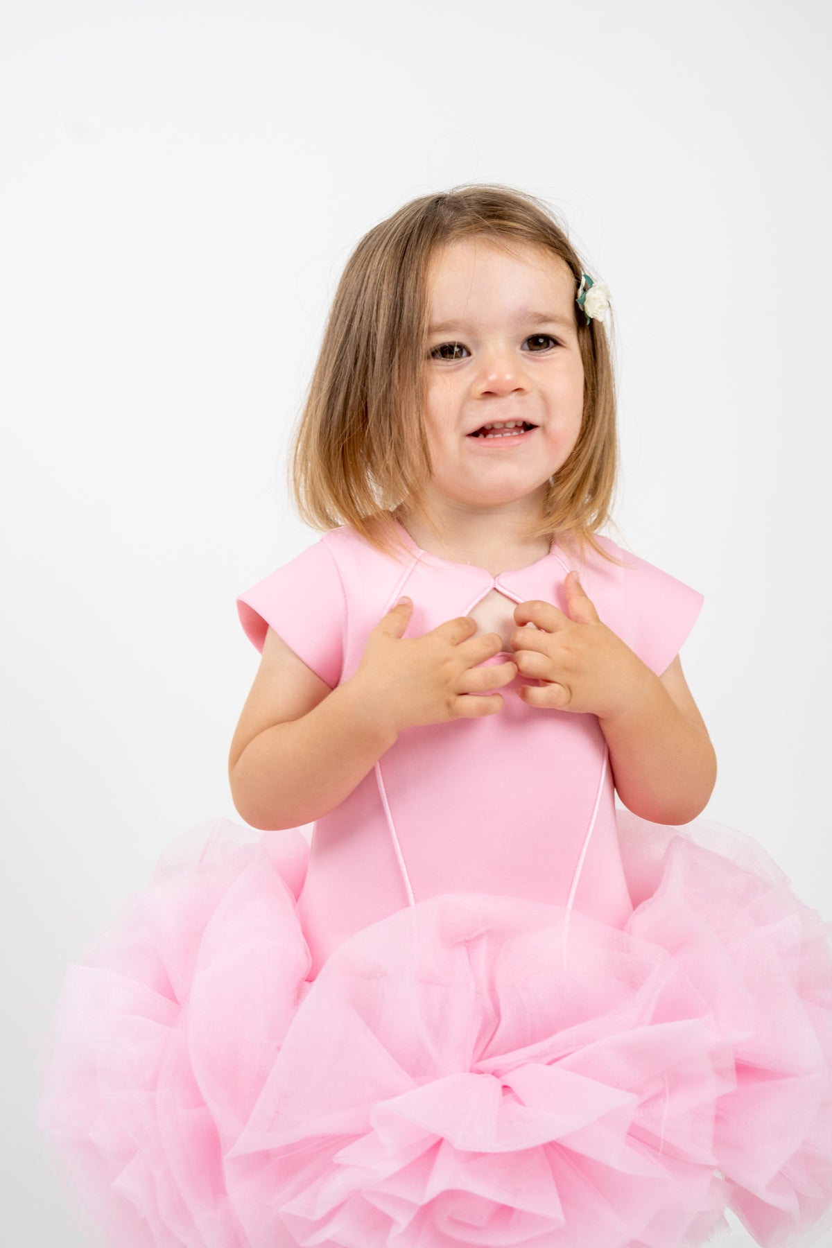 Twist Pink dress — detail