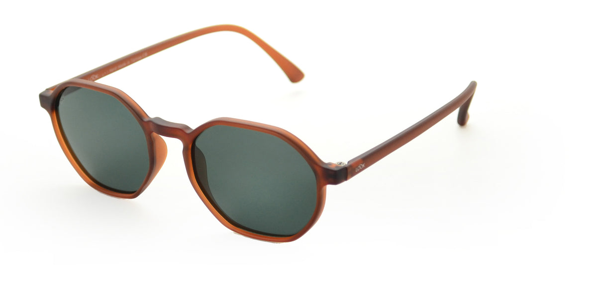 Genius kids' sunglasses - Matte jelly brown