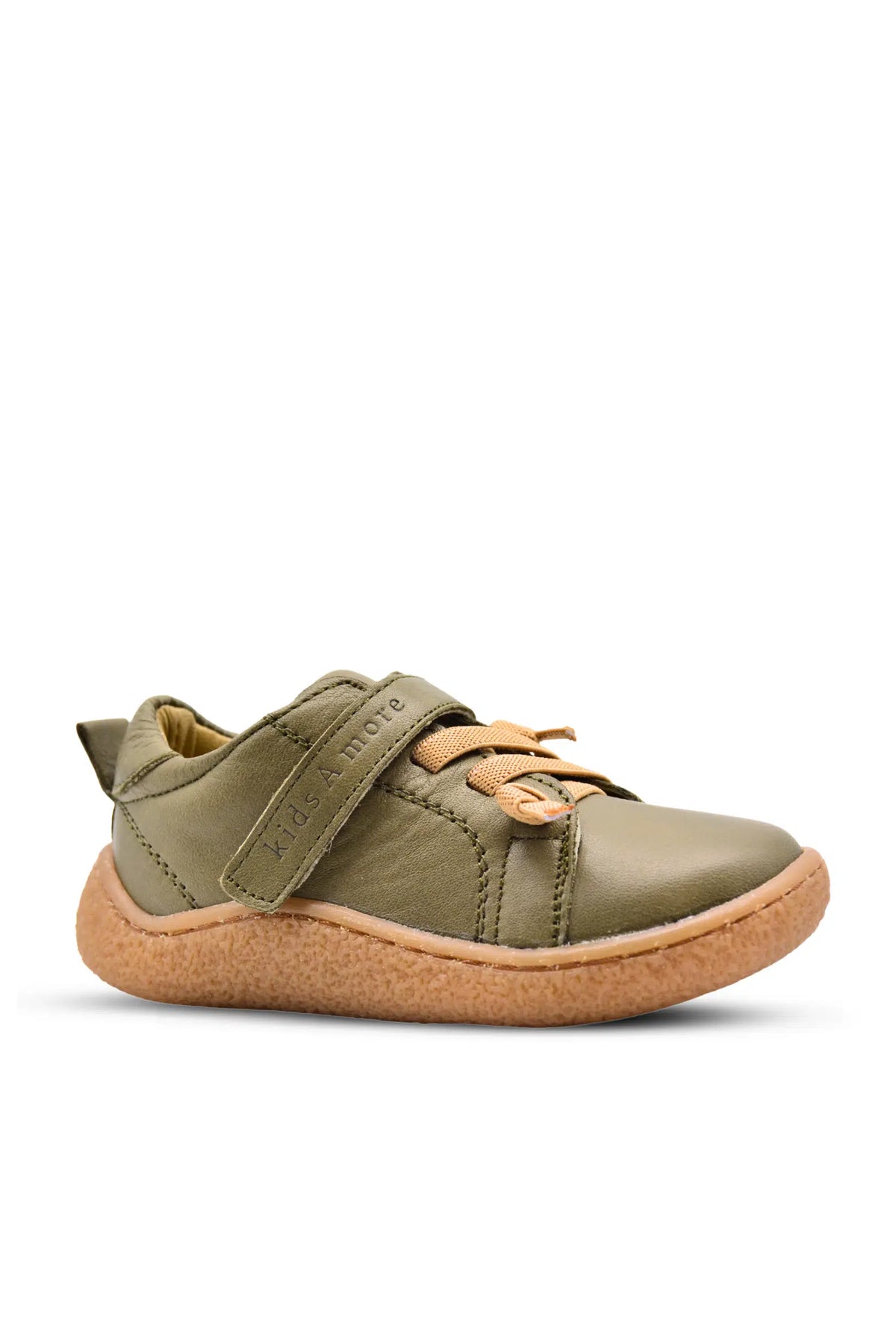 Barefoot boys' leather shoes — green