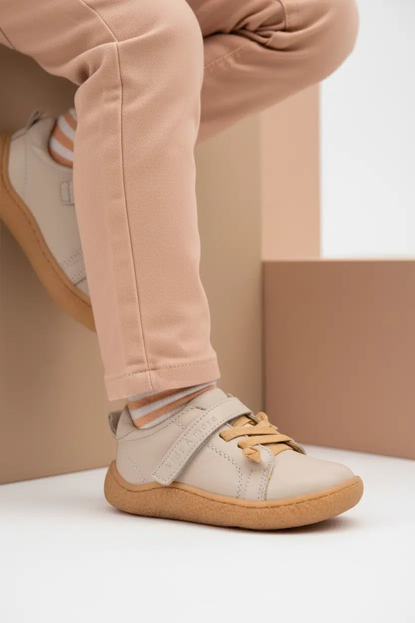 Barefoot — Girls' Genuine Leather First-Step Shoes