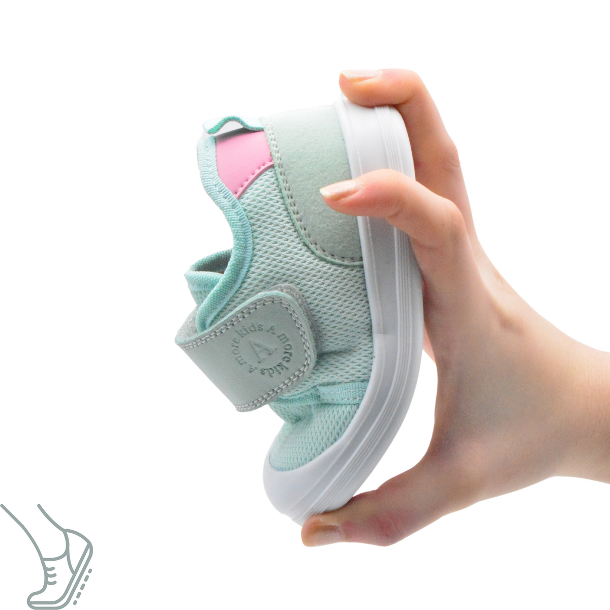 Hugo — Girls' Air-Mesh & Leather Sneakers