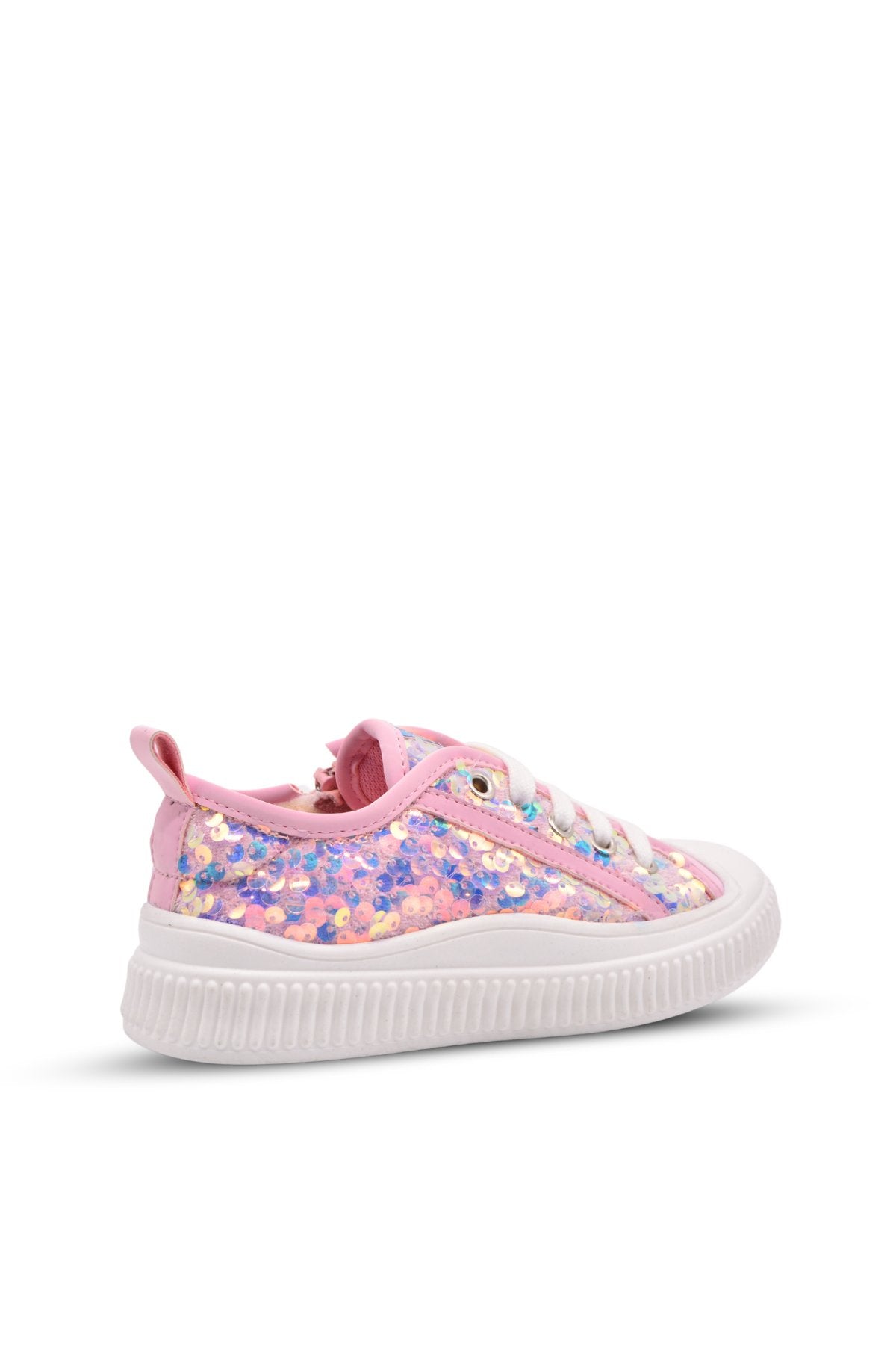 Sweet girls' sequined sneakers – Pink