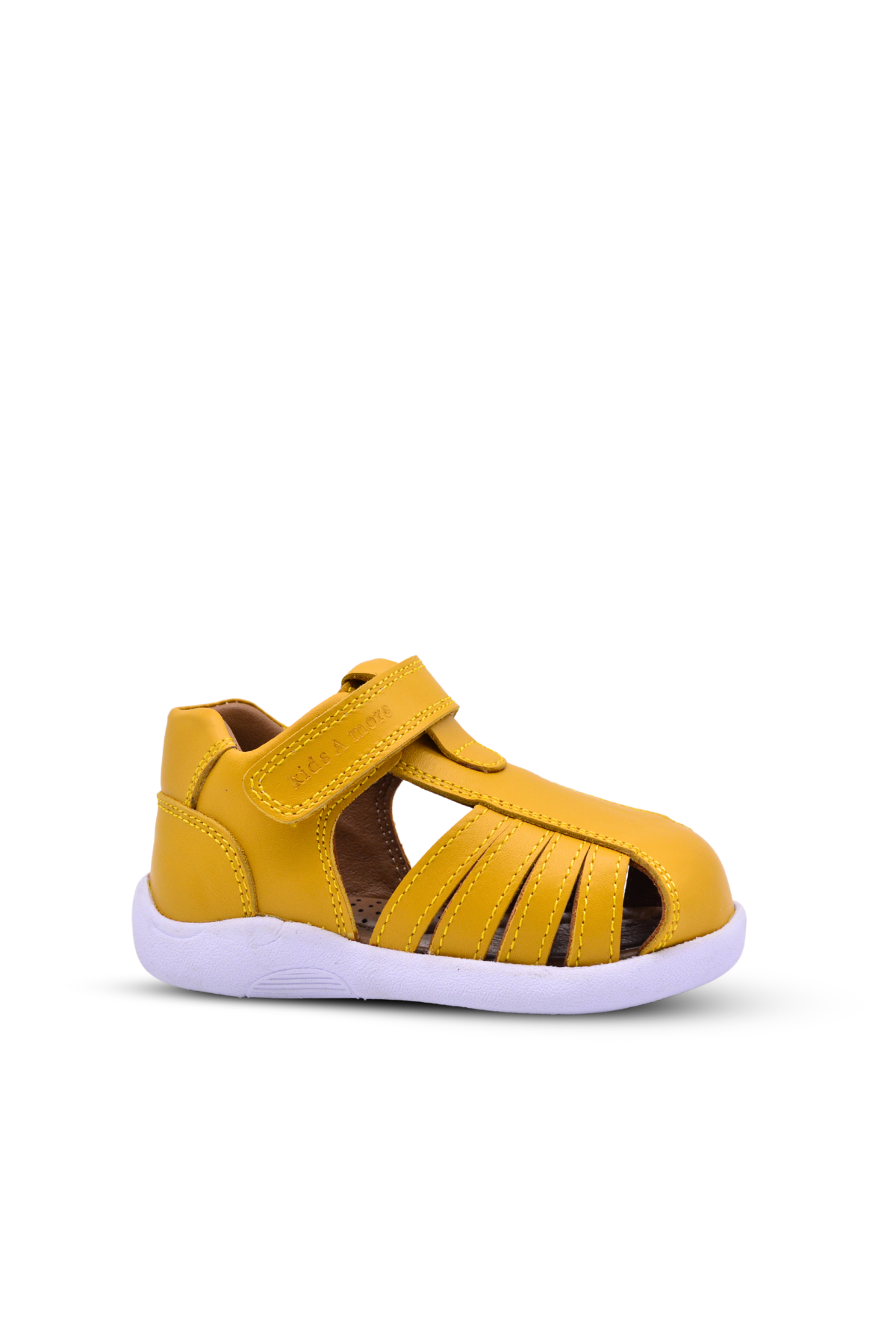 Winco girls' leather sandals – Yellow