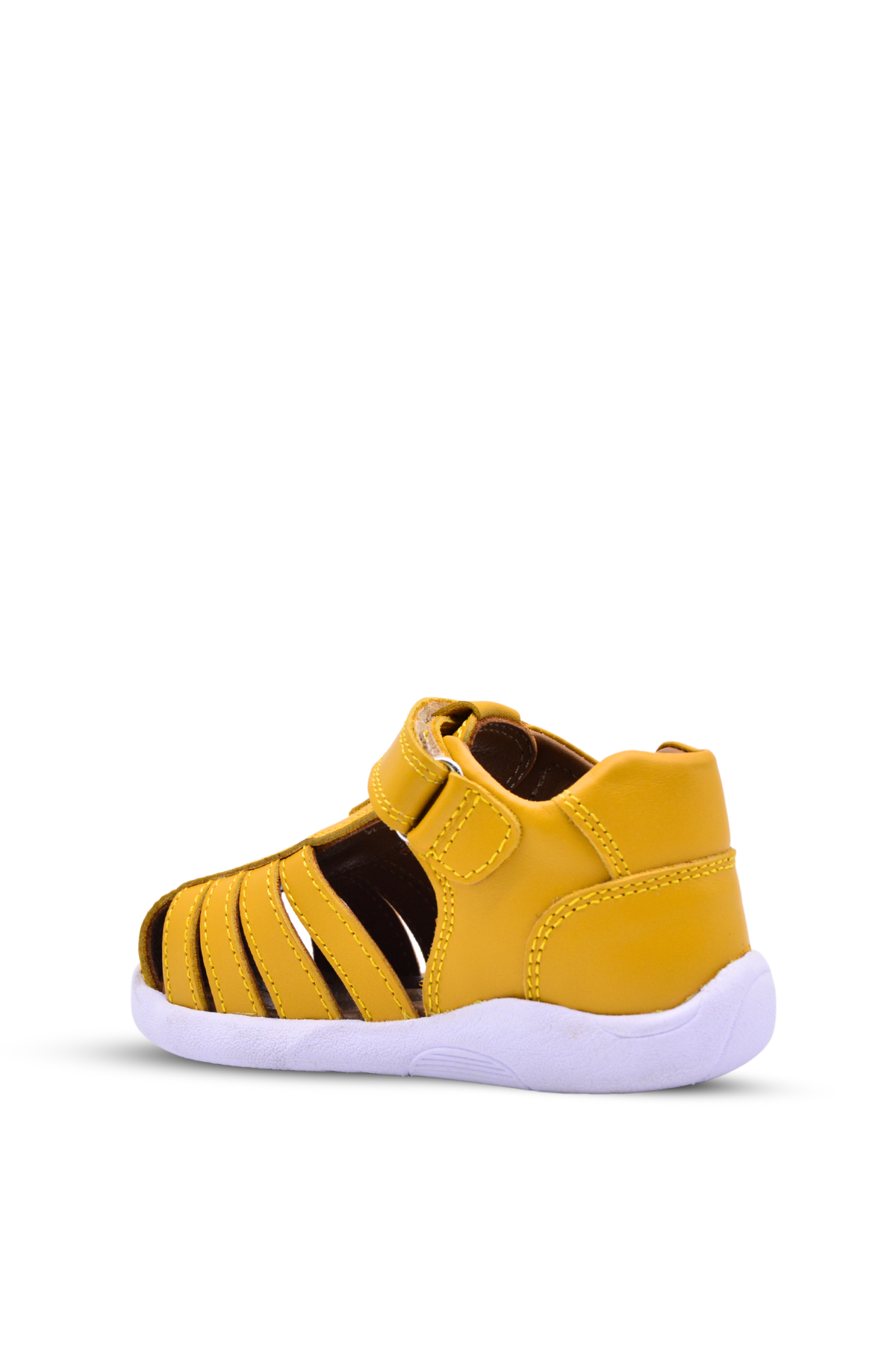 Winco girls' leather sandals – Yellow